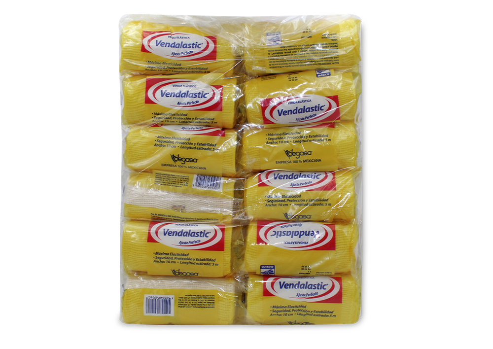 VENDA ELASTICA VENDAL 12 VENDAS 10CMX5 M