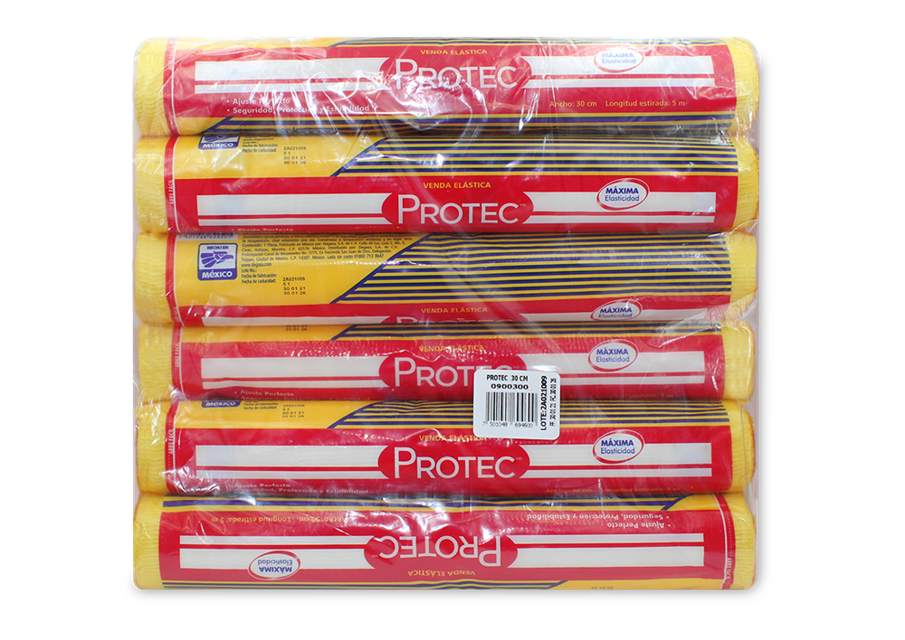 VENDA ELASTICA PROTEC 12 VENDAS 30CMX5 M