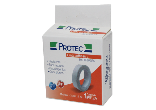 TELA ADHESIVA MICROPO 1 PZA 1.25CM X 5M