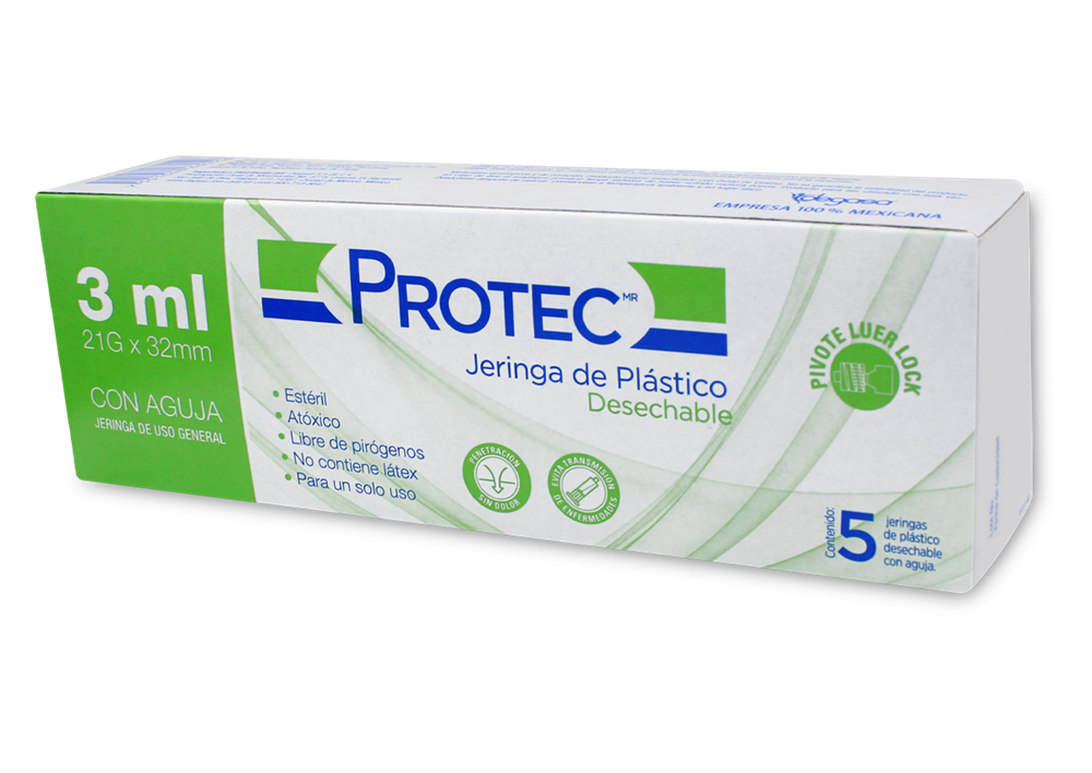 JERINGA VERDE 5 JERS 21X 32MM/3ML