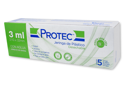 JERINGA VERDE 5 JERS 21X 32MM/3ML