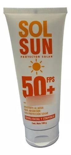 SOLSUN FACE PROTEC SOL FPS+50 1 CMA 50 G