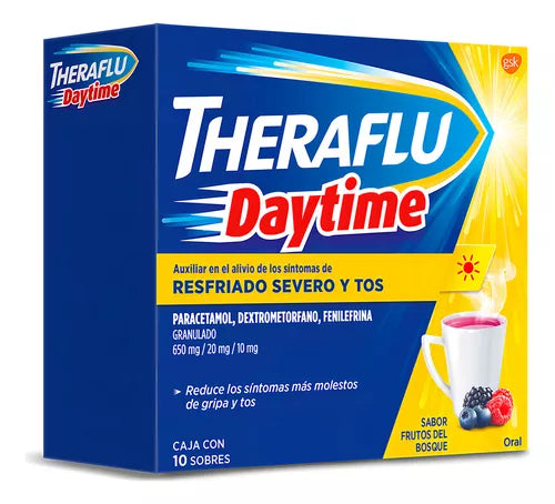 THERAFLU DAYTIME 10 SOB 650/20/10 MG
