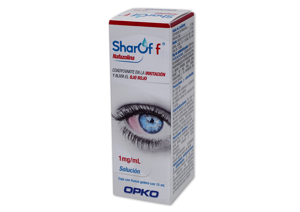 SHAROF F NAFAZOLINA 1 SOL 1MG/15 ML