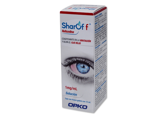 SHAROF F NAFAZOLINA 1 SOL 1MG/15 ML
