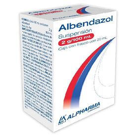 ALBENDAZOL 1 SUSP 400MG/20 ML