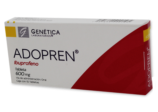 ADOPREN 10 TAB 600 MG