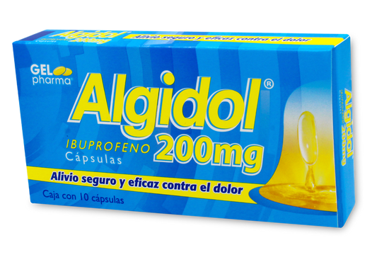 ALGIDOL 10 CAPS 200 MG