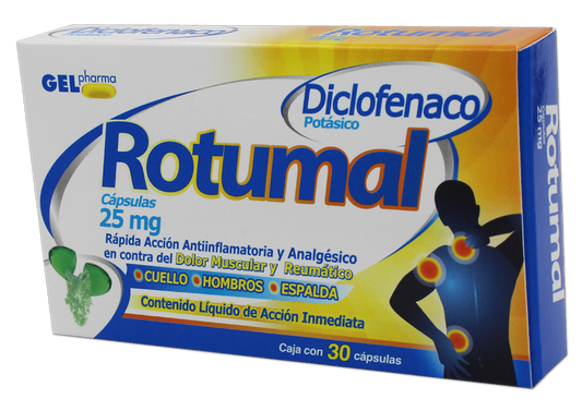 ROTUMAL 30 CAP 25 MG