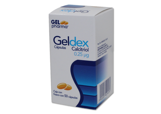 GELDEX 50 CAPS 0.25 MCG