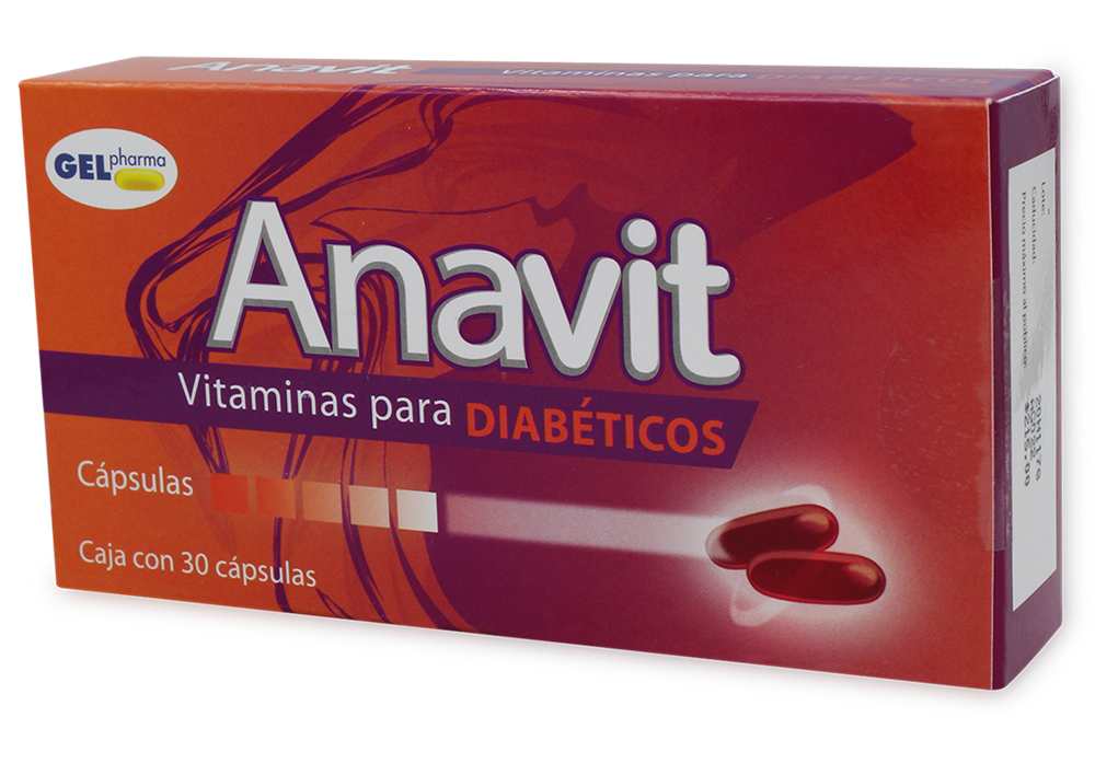 ANAVIT 30 CAPS 3.3/5/5/.005/100 MG