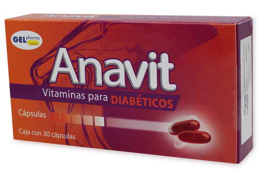ANAVIT 30 CAPS 3.3/5/5/.005/100 MG