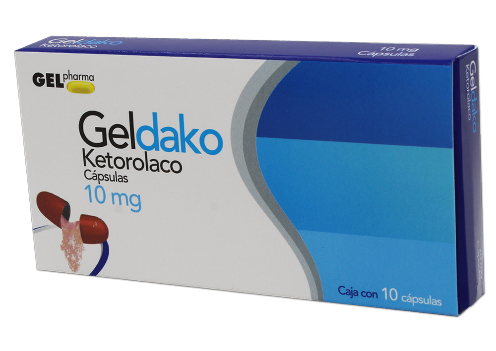 GELDAKO 10 CAPS 10 MG