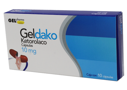 GELDAKO 10 CAPS 10 MG