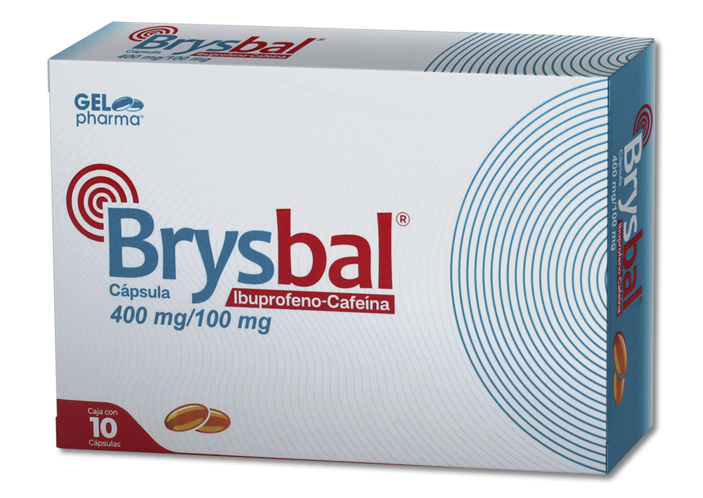 BRYSBAL 10 CAPS 400/100 MG