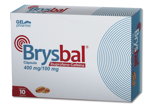 BRYSBAL 10 CAPS 400/100 MG