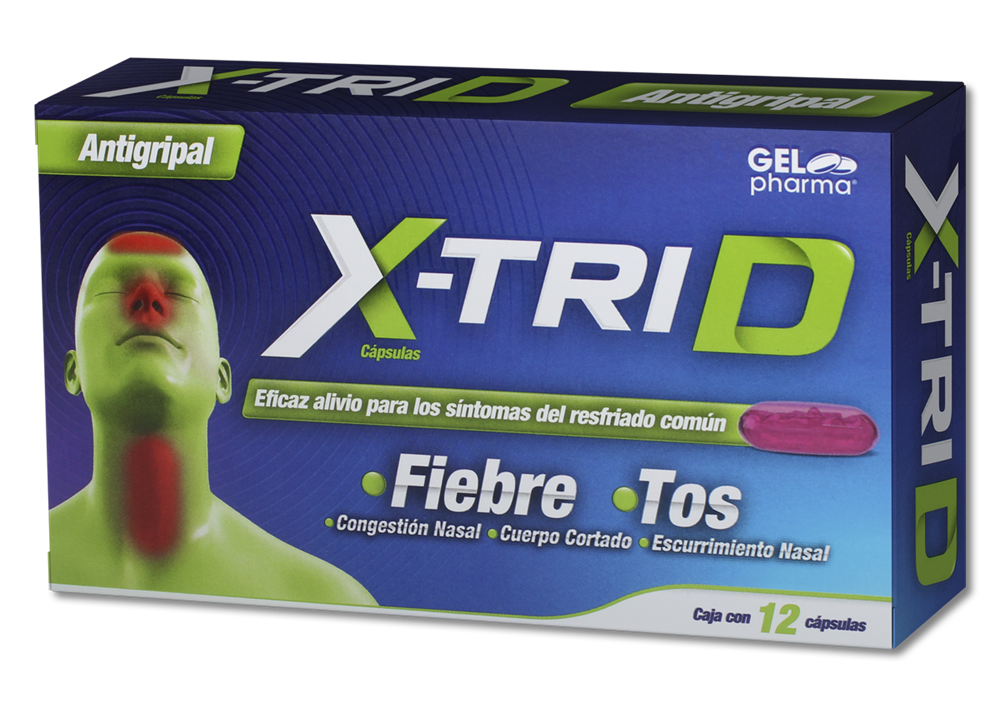 X-TRID 12 CAPS 15MG/5MG/2MG/250MG