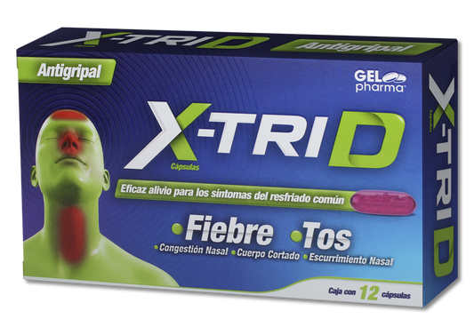 X-TRID 12 CAPS 15MG/5MG/2MG/250MG