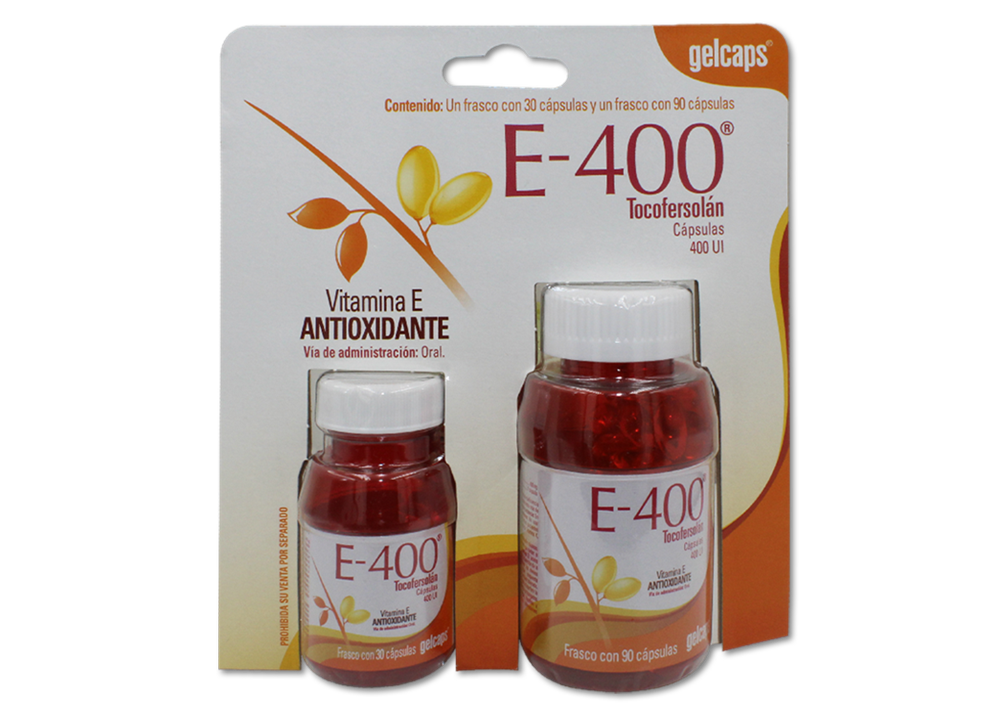 VITAMINA E DUO 90+30 CAPS 400 MG