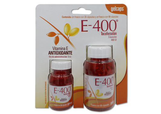 VITAMINA E DUO 90+30 CAPS 400 MG