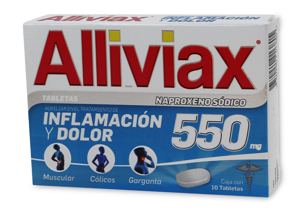 ALLIVIAX 10 TAB 550 MG