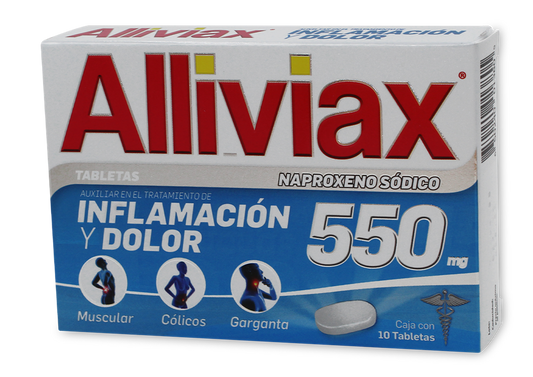 ALLIVIAX 10 TAB 550 MG