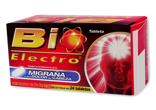 BIO ELECTRO 24 TAB 250/250/65 MG
