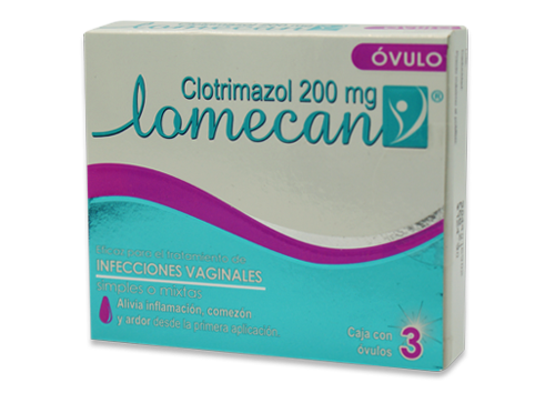 LOMECAN V OVS 3 PZA VAGINALES 200 MG