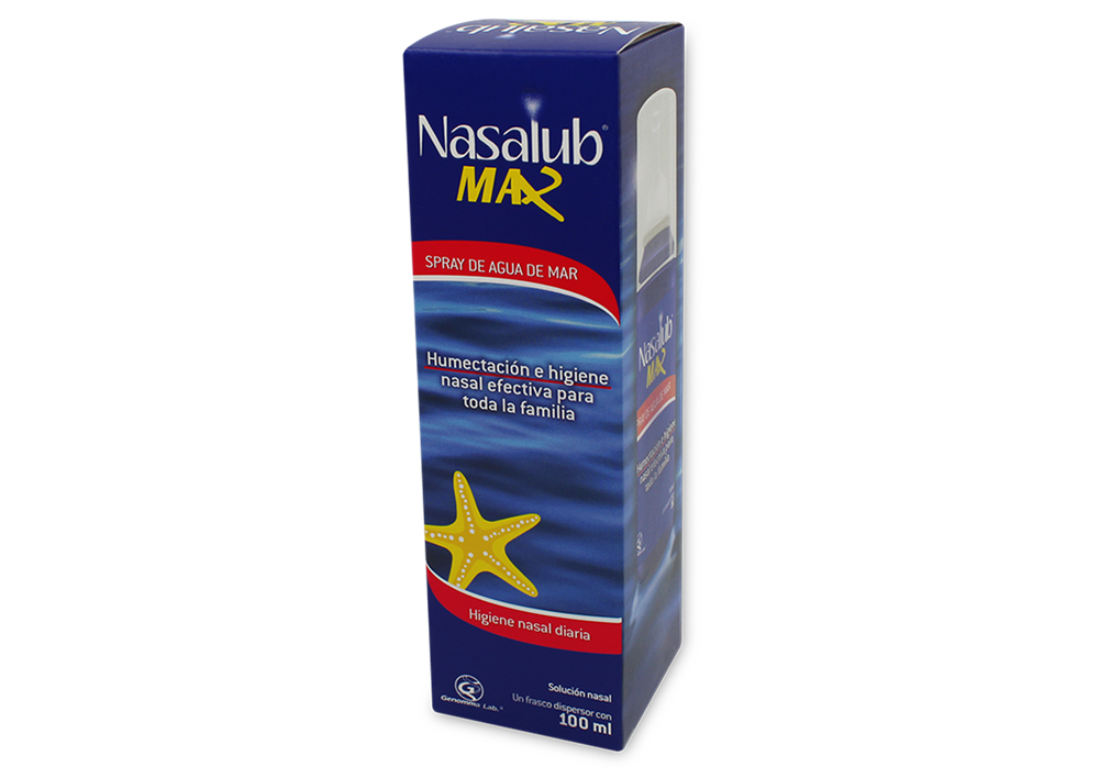 NASALUB MAX 1 SPRAY AGUA DE MAR 100 ML