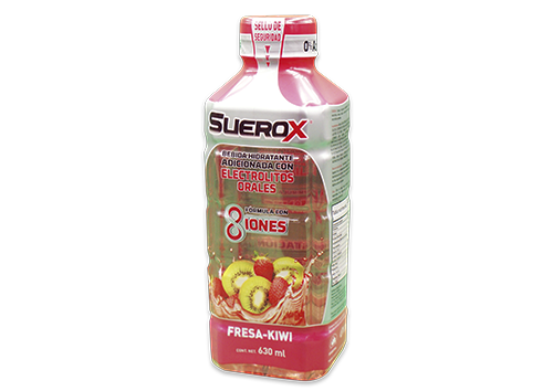 SUEROX ADULTO 8 IONES FRESA KIWI 630 ML