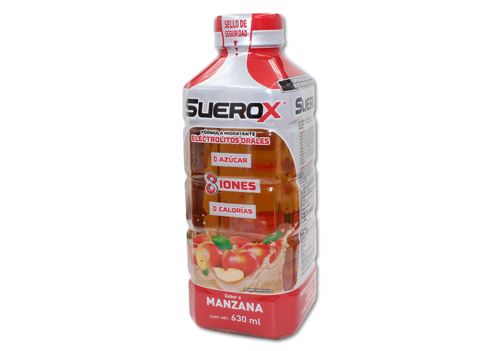 SUEROX ADULTO 8 IONES MANZANA 630 ML