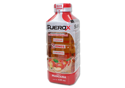 SUEROX ADULTO 8 IONES MANZANA 630 ML