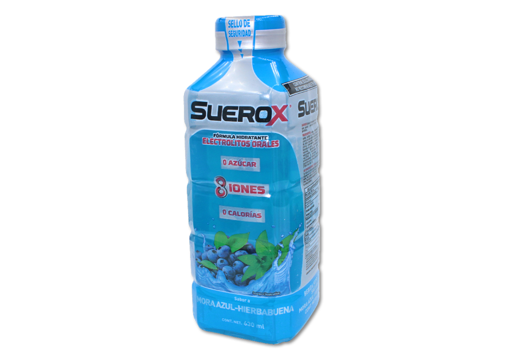 SUEROX ADULTO 8 IONES MORA AZUL 630 ML