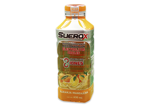 SUEROX ADULTO 8 IONES NARAN-MANDA 630 ML