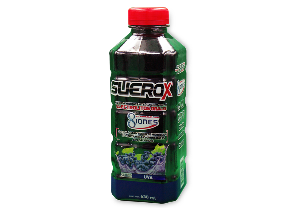 SUEROX ADULTO 8 IONES UVA 630 ML