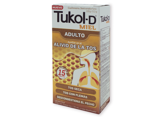 TUKOL-D 1 JARABE MIEL ADULTO 120 ML