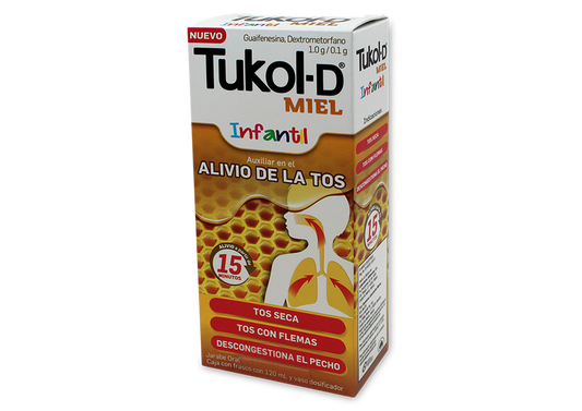 TUKOL-D 1 JARABE MIEL INFANTIL 120 ML