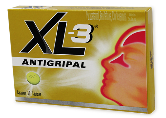 XL-3 ANTIGRIPAL 10 TAB 325/10/4 MG
