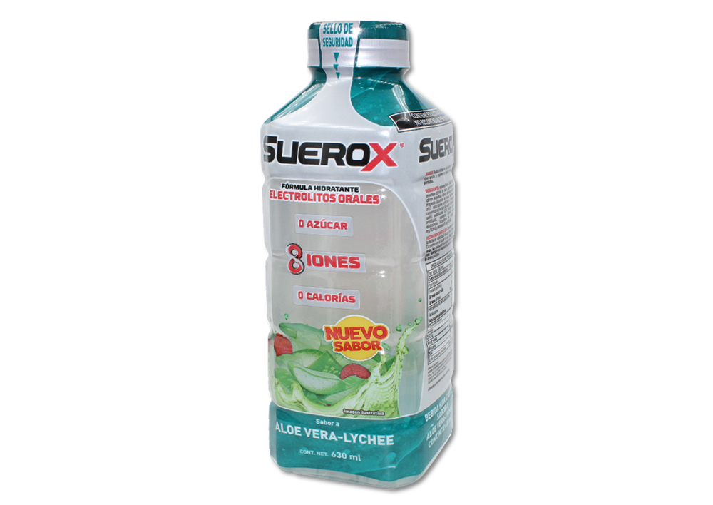 SUEROX ADULTO 8 IONES ALOE LICHEE 630ML