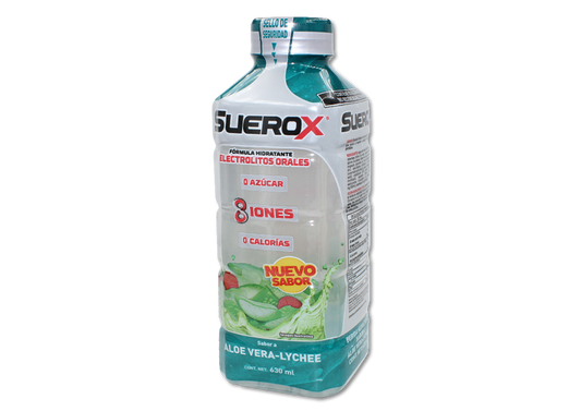 SUEROX ADULTO 8 IONES ALOE LICHEE 630ML