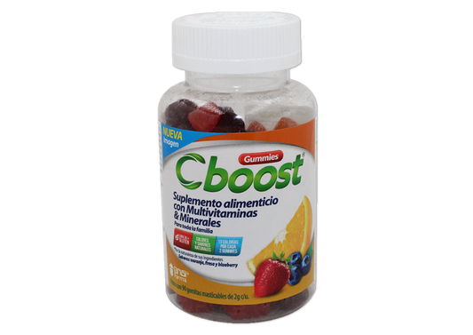 C-BOOST C/VIT Y MIN FCO 90 GOMAS 2 G