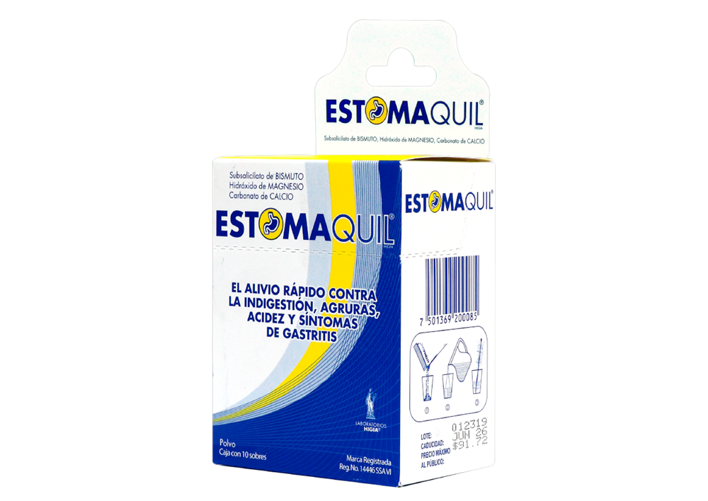 ESTOMAQUIL EXHIBIDOR 10 SOB 3 G