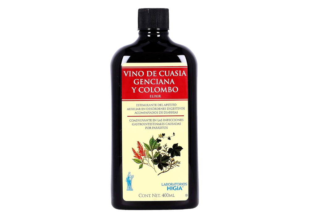 VINO DE CUASIA GENCIANA Y COLOMBO 400 ML