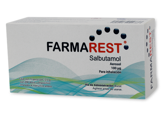 FARMAREST SALBUT 1 SUSP/AER 200DO/125 MG