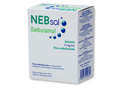 NEBSAL SALBUTAMOL SOLUCION 10 ML