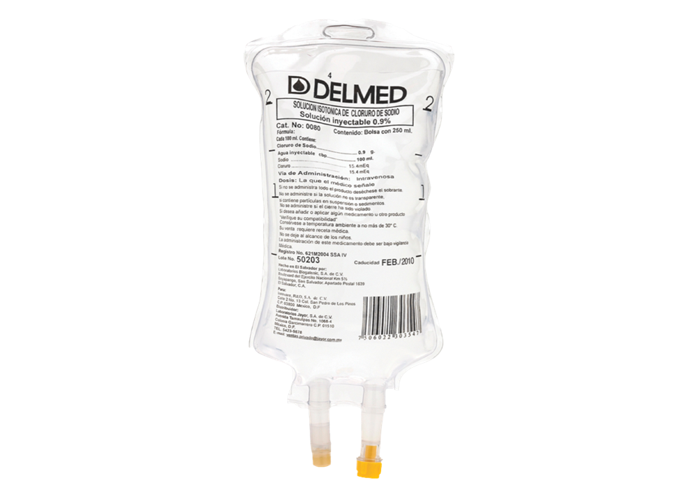 SOLUCION CLORURO DE SODIO 0.9% 250 ML