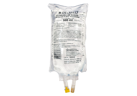SOLUCION CLORURO DE SODIO 0.9% 500 ML
