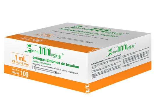 JERINGA INSULINA 100 JERS 29X13MM/1 ML