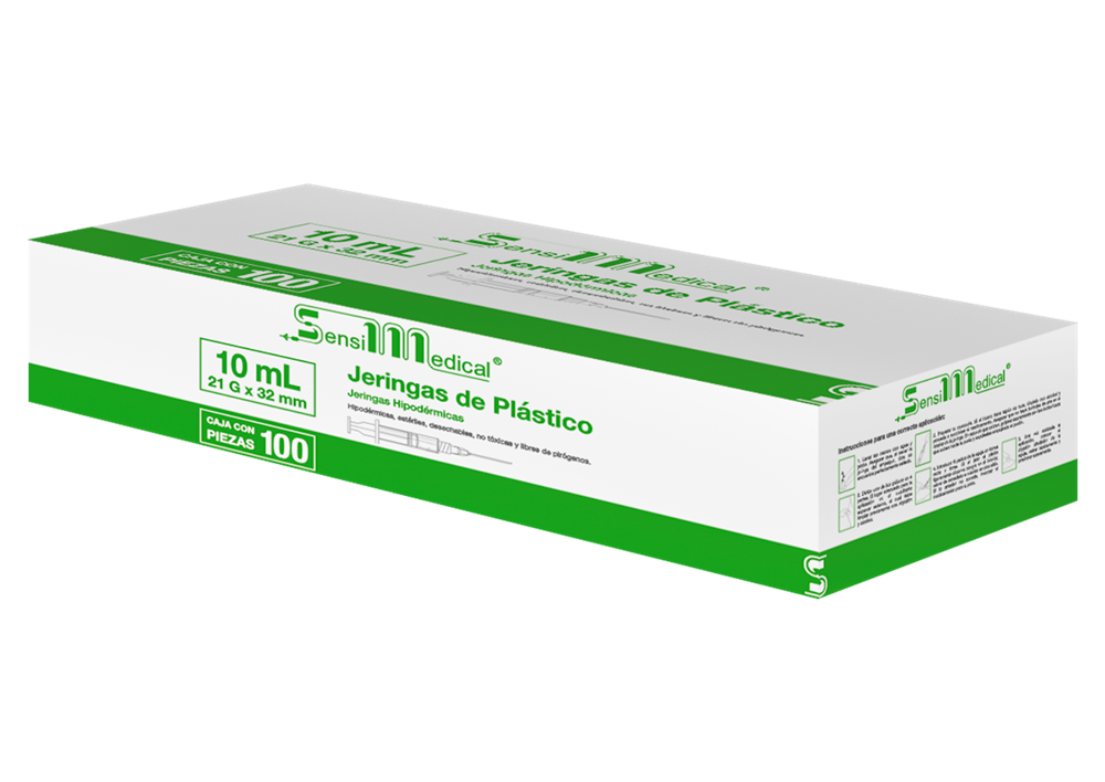 JERINGA VERDE 100 JERS 21X32MM/10 ML