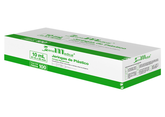 JERINGA VERDE 100 JERS 21X32MM/10 ML